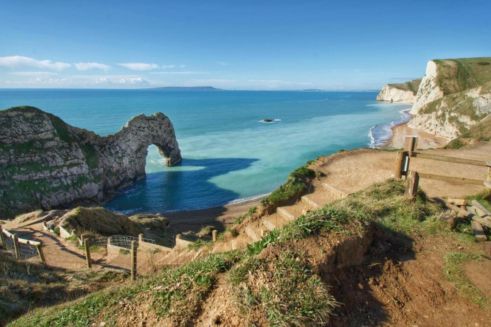 Emma'S Sea View 2-Bedroom Caravan At Durdle Door Near Wareham Dorset Уэст-Лулворт Экстерьер фото
