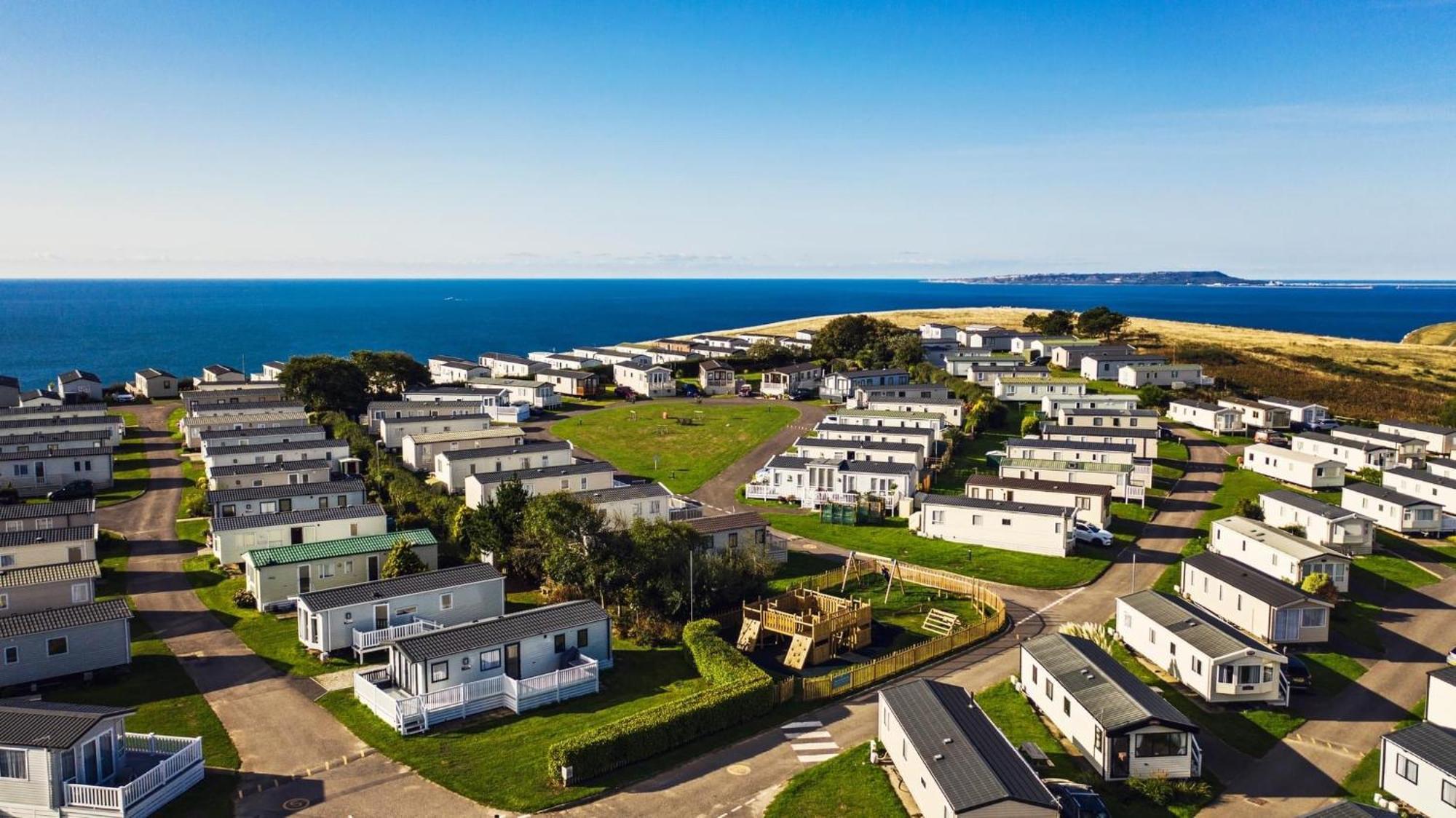 Emma'S Sea View 2-Bedroom Caravan At Durdle Door Near Wareham Dorset Уэст-Лулворт Экстерьер фото