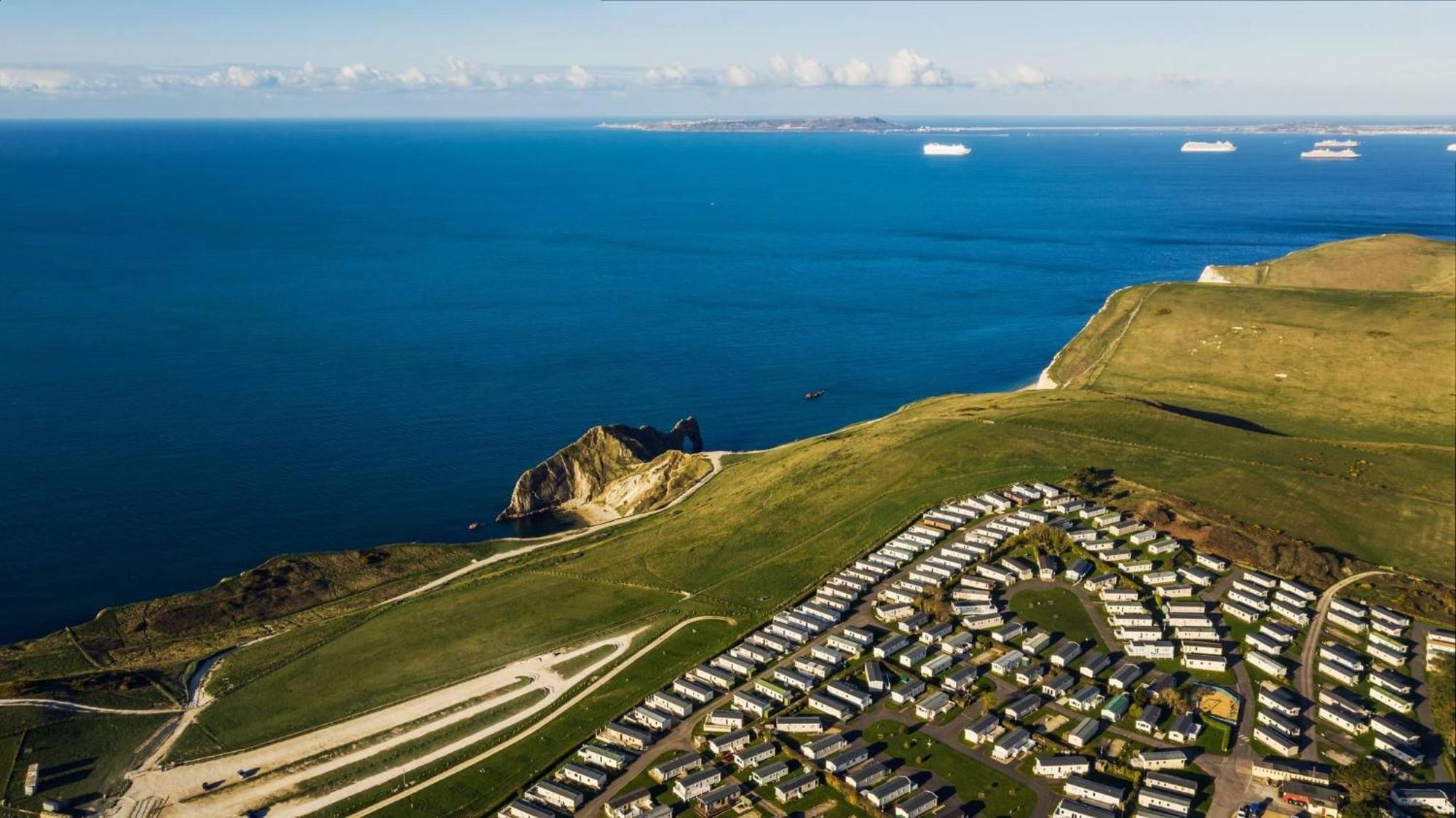 Emma'S Sea View 2-Bedroom Caravan At Durdle Door Near Wareham Dorset Уэст-Лулворт Экстерьер фото
